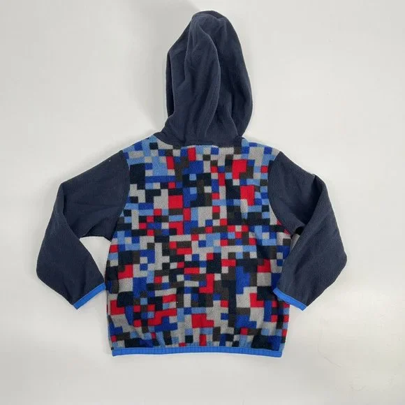 The North Face Blue Full Zip Hoodie Fleece Sz 12-18 months - Picture 4 of 4